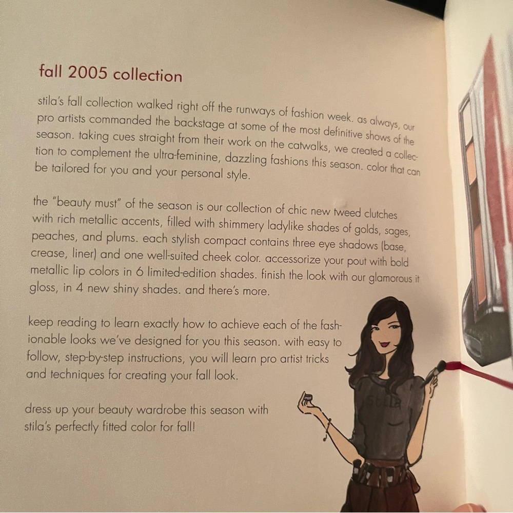 Stila Fall 2005 Collection Booklet - Picture 3 of 3